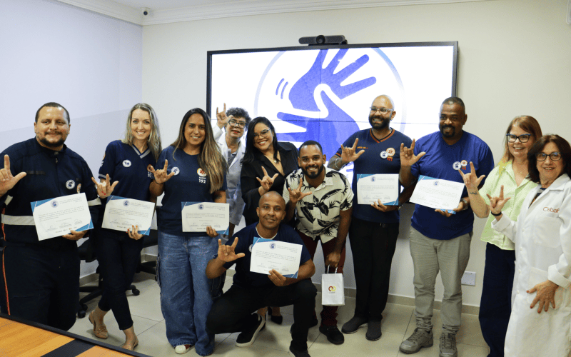 CISBAF FORMA A PRIMEIRA TURMA DO CURSO DE LIBRAS PARA PROFISSIONAIS DO SAMU