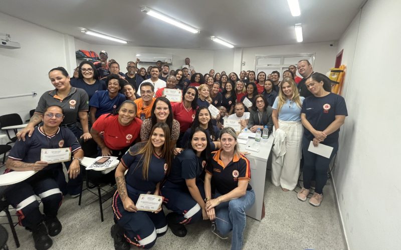 CISBAF PROMOVE TREINAMENTO SOBRE AVC HIPERAGUDO PARA AS EQUIPES DO SAMU BAIXADA FLUMINENSE
